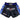 Arwut BS3 Black Blue Muay Thai Shorts