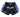 Arwut BS3 Black Blue Muay Thai Shorts