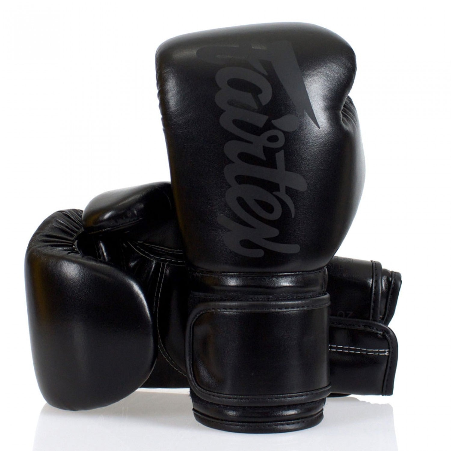 Fairtex BGV14SB Super Black Muay Thai Boxing Gloves - premium quality gloves for Muay Thai training.