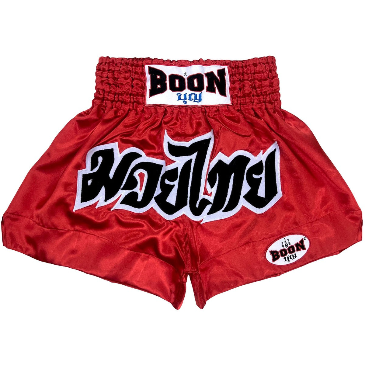 Boon MT02 Red Muay Thai Shorts