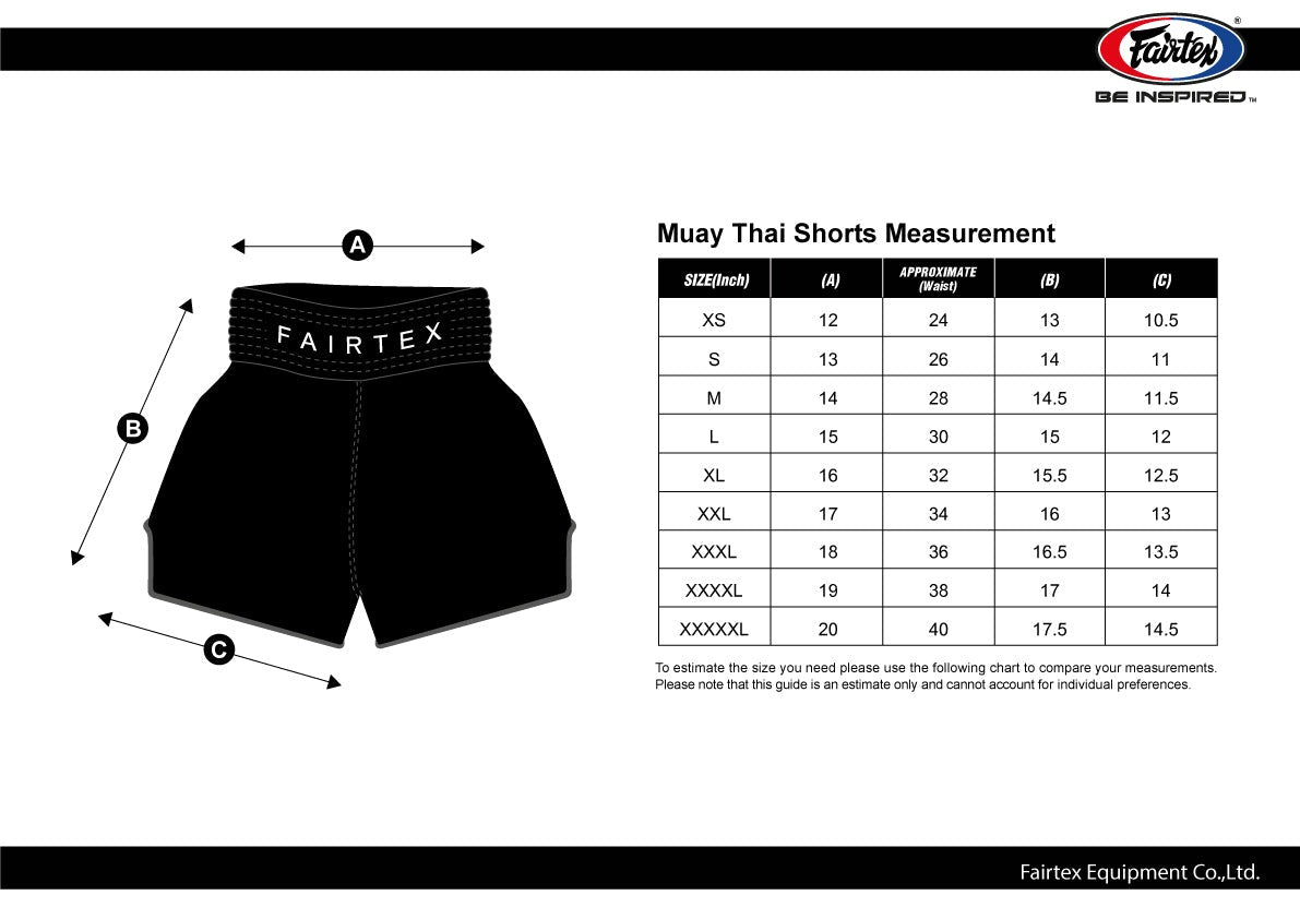 Fairtex BS1910 Golden River Muay Thai Shorts