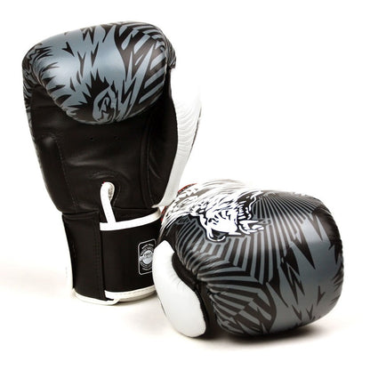 Twins FBGVL3-50 Wolf White Muay Thai Boxing Gloves