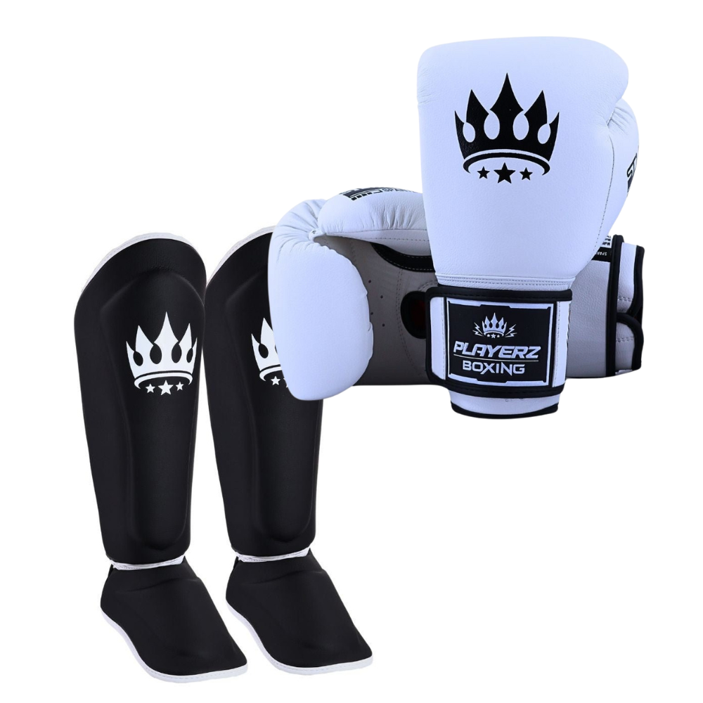 Playerz Spartech Sparring Set - Gloves and Shin Guards