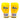 Fairtex BGL6 Lace-up Competition Boxing Gloves - Yellow