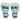 BGV20 Fairtex Leather Boxing Gloves Pastel Blue