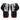 Fairtex BGV14 Microfibre Boxing Gloves - Black (Red Trim)