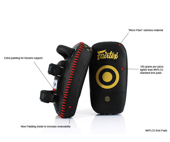 Fairtex KPLC5 Lightweight Kick Pads - UK Fight Gear