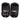 KPL10 Twins Curved Leather Thai Kick Pads Black