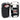 KPS10 Twins Lightweight Microfibre Thai Kick Pads Black-White