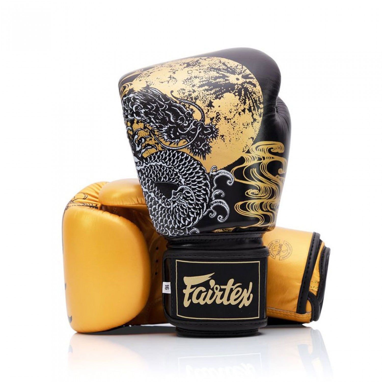 Fairtex BGV26 Harmony Six Black-Gold Boxing Gloves - UK Fight Gear