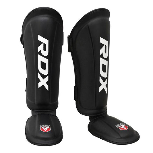 RDX T1 Black Shin Guards - UK Fight Gear