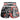 RMS102 TUFF High-Cut Retro Muaythai Shorts Waves of Bushido Elegance