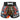 RMS103 TUFF High-Cut Retro Muaythai Shorts Seraphic Seiryu Samurai Saga