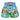 RMS104 TUFF Kids Muay Thai Shorts Party Monster