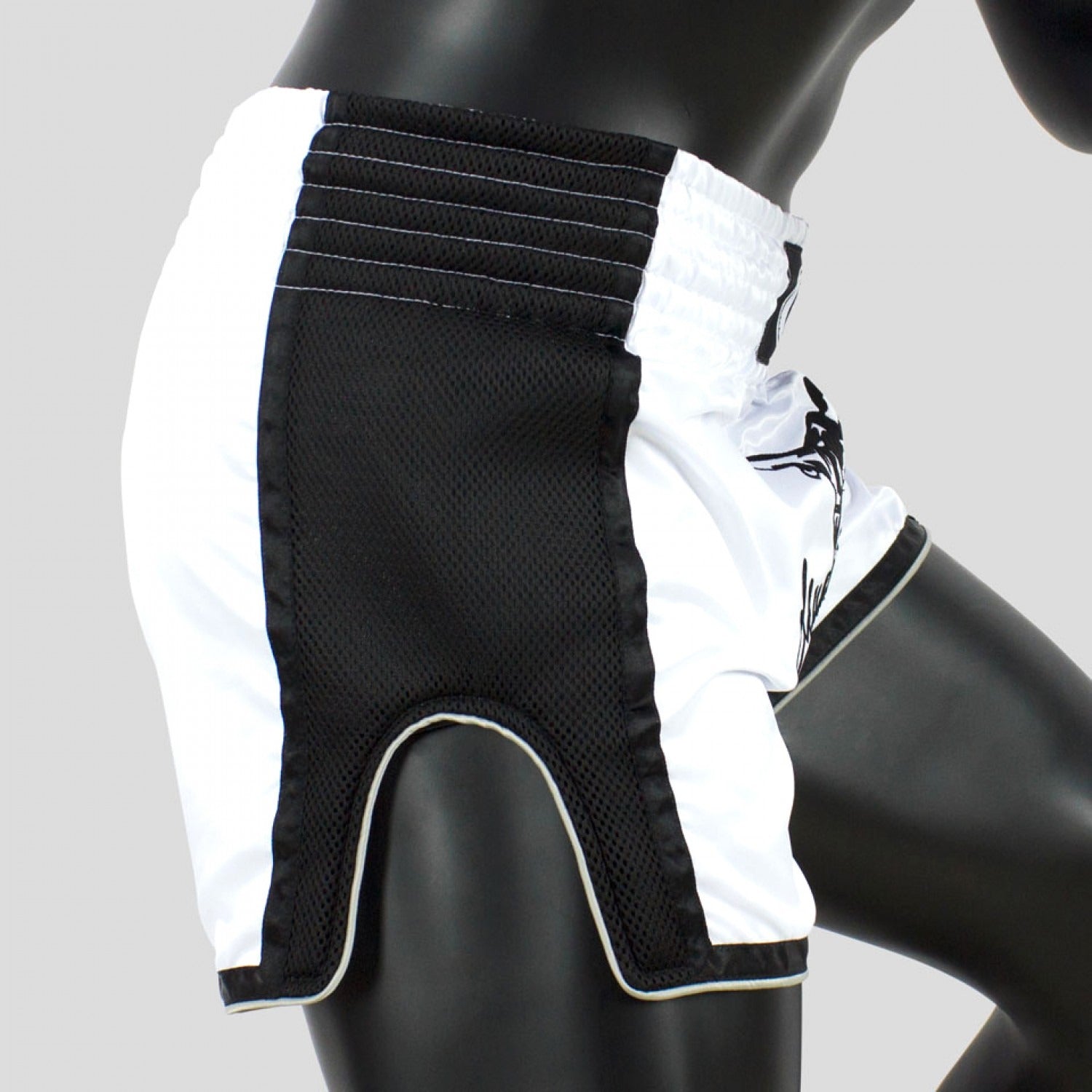 Fairtex BS1707 White Slim Cut Muay Thai Shorts - UK Fight Gear