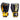 Yuth Boxing Gloves - Gold Line Black-Gold