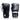 Yuth Boxing Gloves - Supportive Black-Silver
